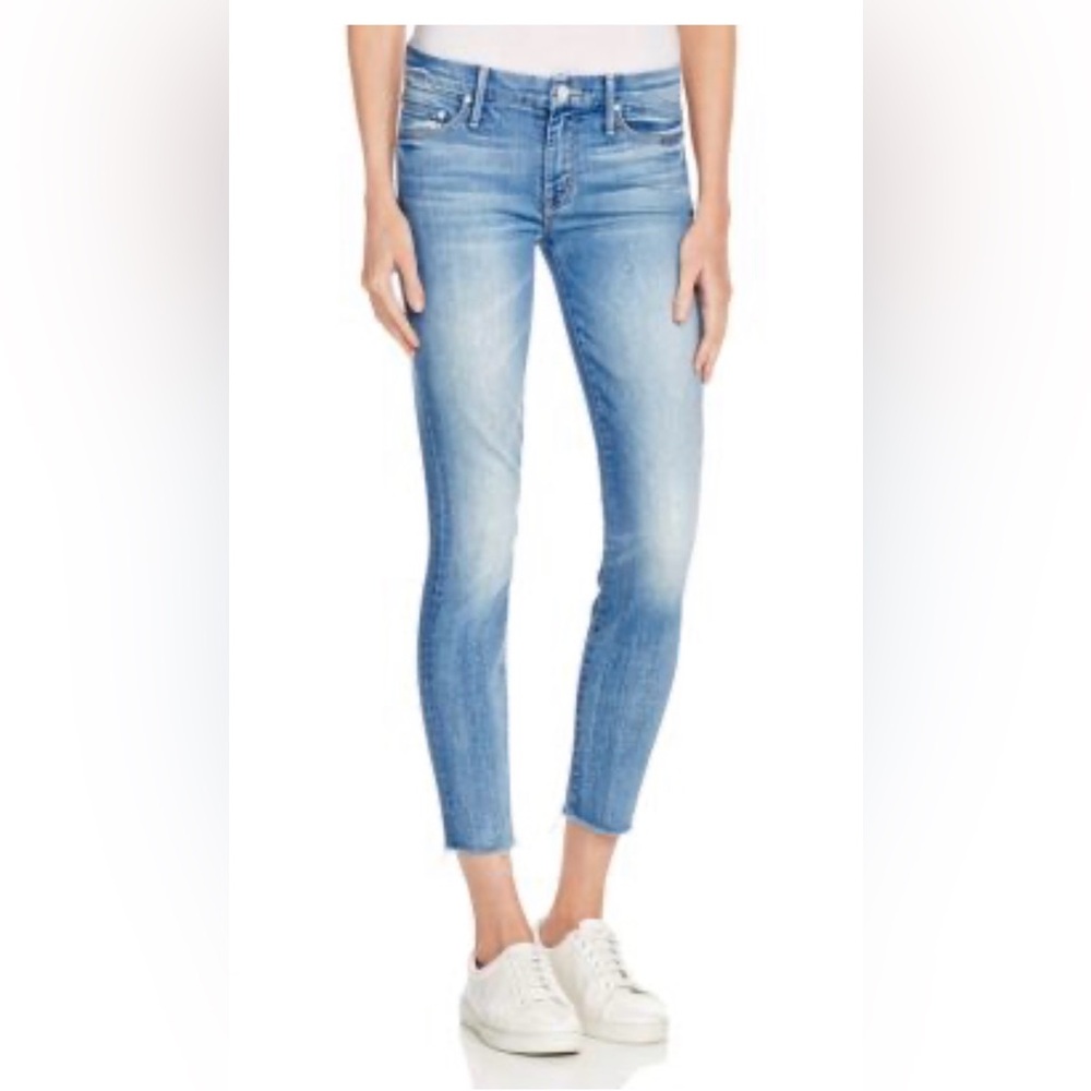 Mother Looker Skinny Ankle Fray Skinny Jeans size 24